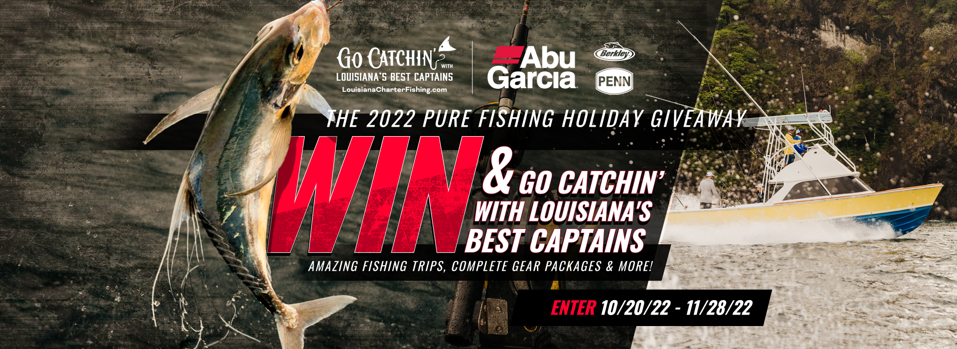 The 2022 Holiday giveaway: Win and go catchin' with Louisiana's best captains