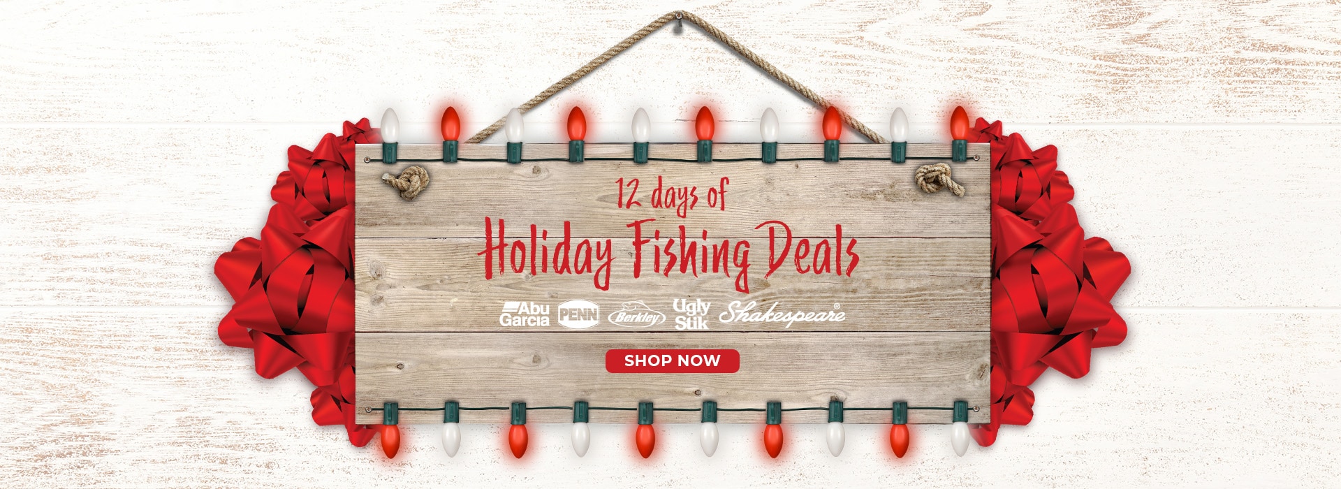 Shop 12 Days of Holiday Fishing Deals