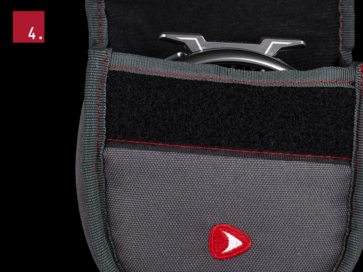 SUPPLIED WITH REEL POUCH